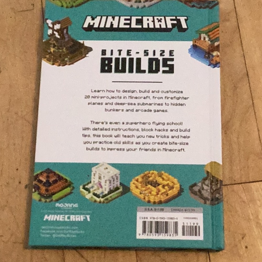 Mincraft Books, lot of 2, Guide to Creative, Mini projects/builds - Picture 3 of 4